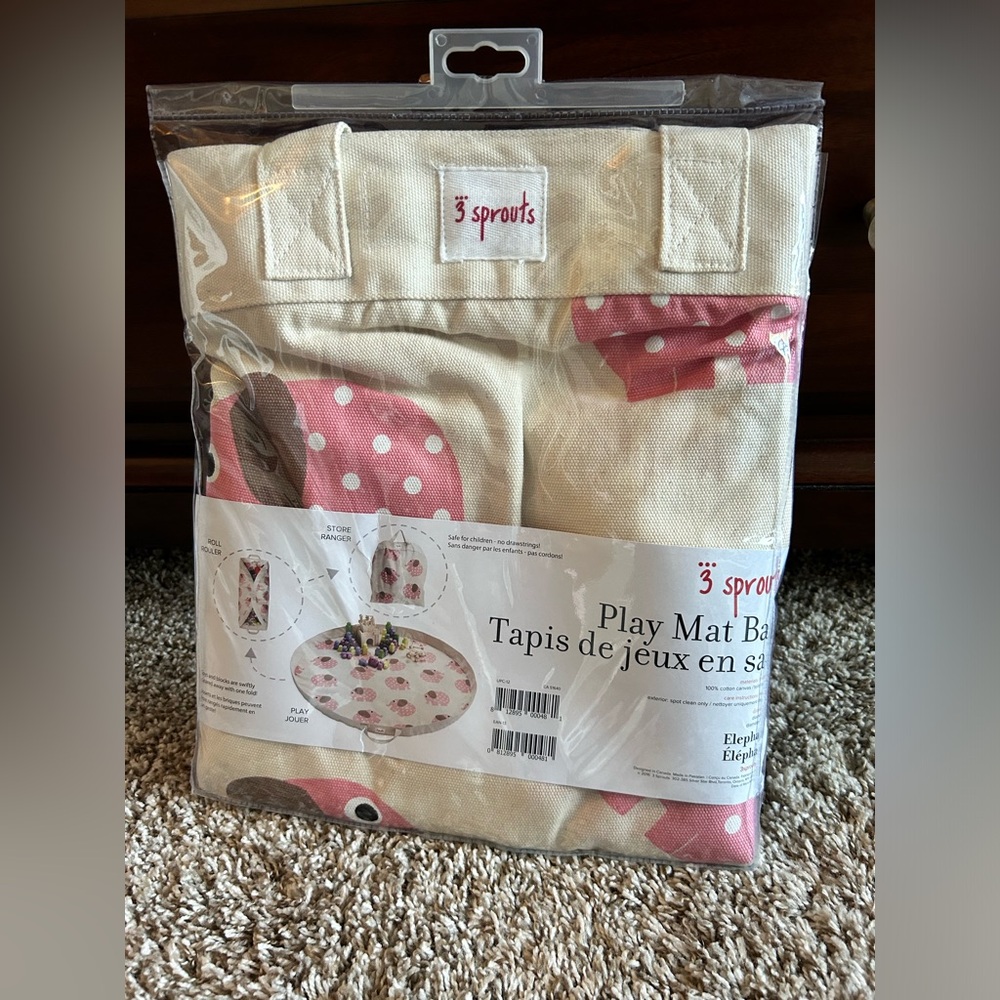 Elephant Play Mat Bag